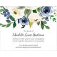 Blue and Ivory Rose Folded Sympathy Cards Image 3 of 4